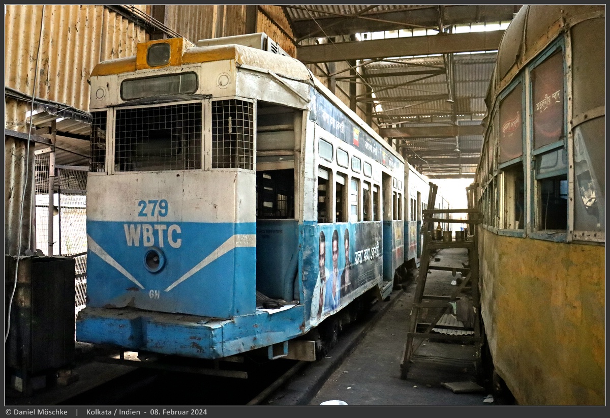Калькутта, Series 207-281 № 279; Калькутта — Kolkata Tram World Museum