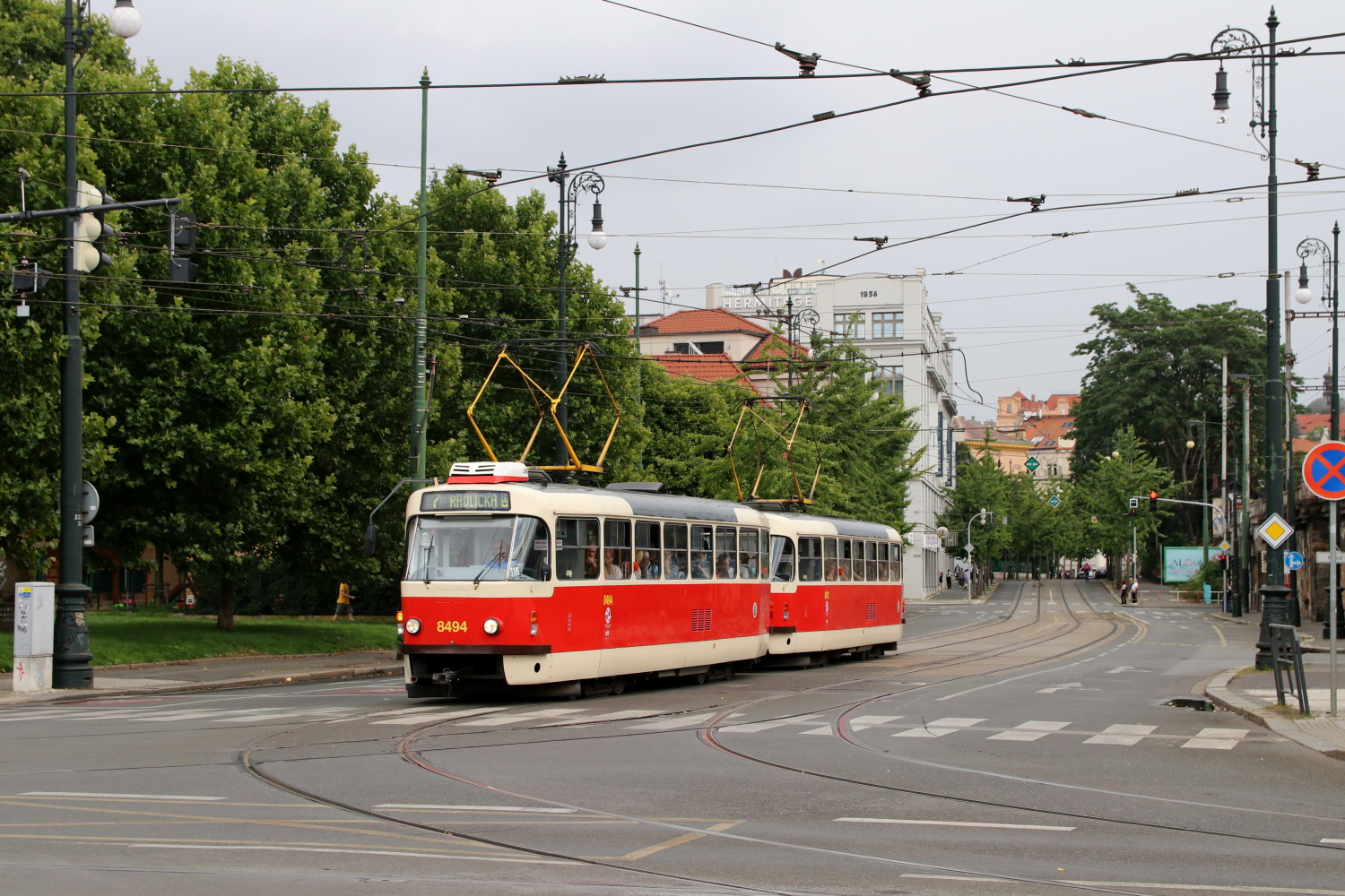 Прага, Tatra T3R.P № 8494