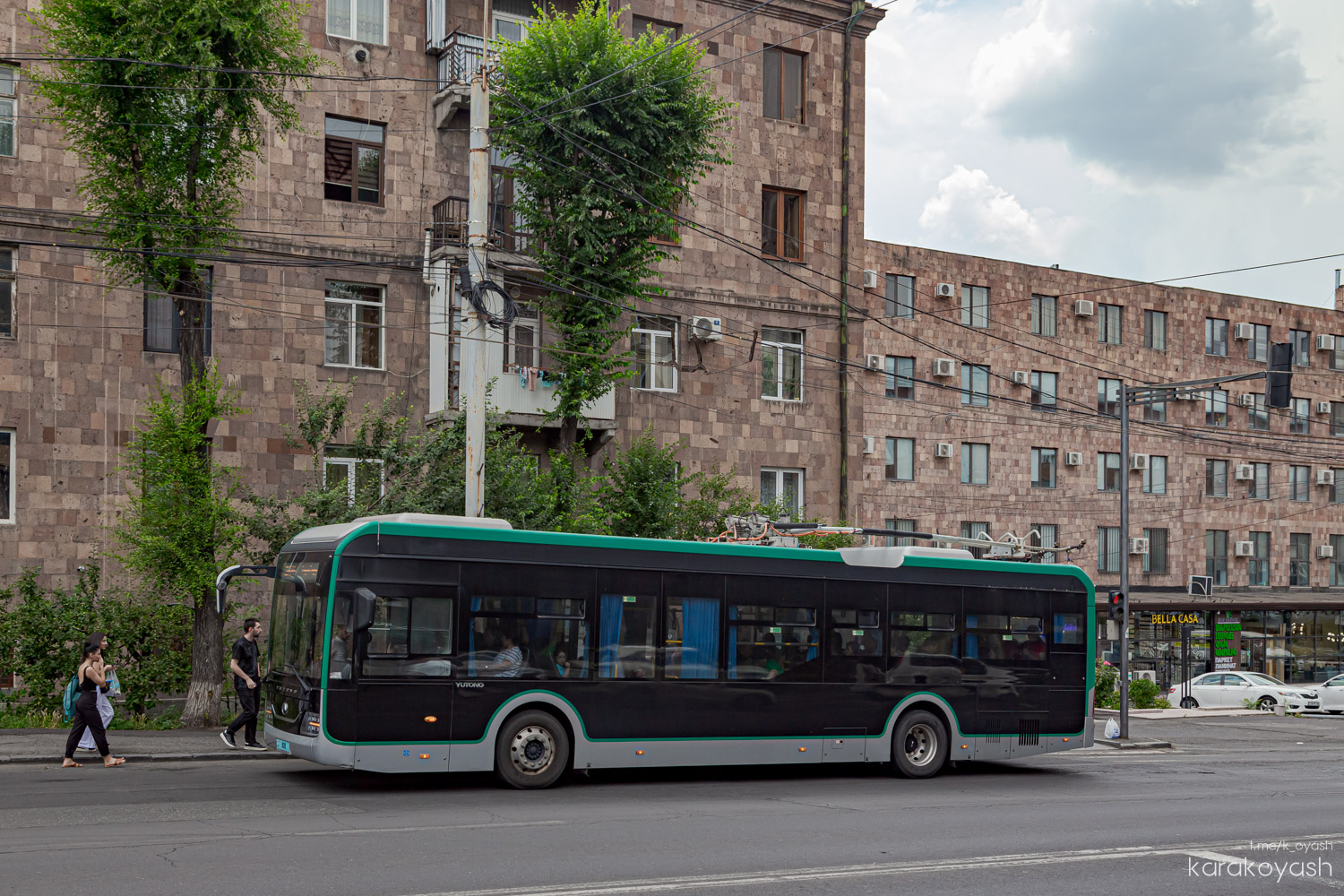 Ереван, Yutong ZK6128BEVG № 039