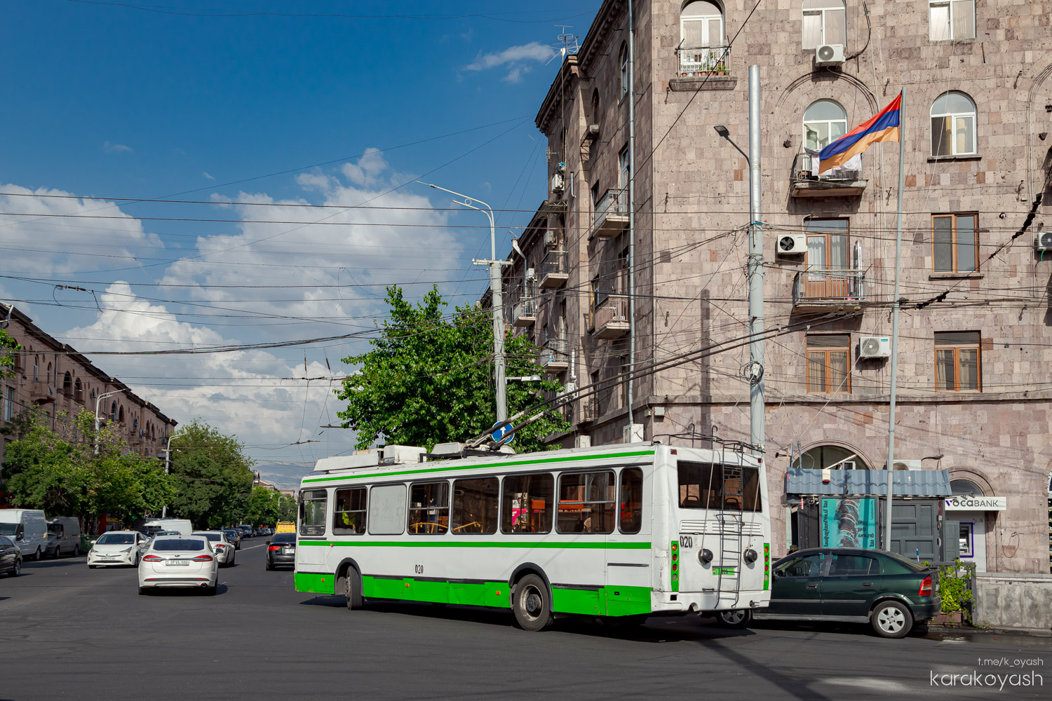 Ереван, ЛиАЗ-5280 (ВЗТМ) № 020