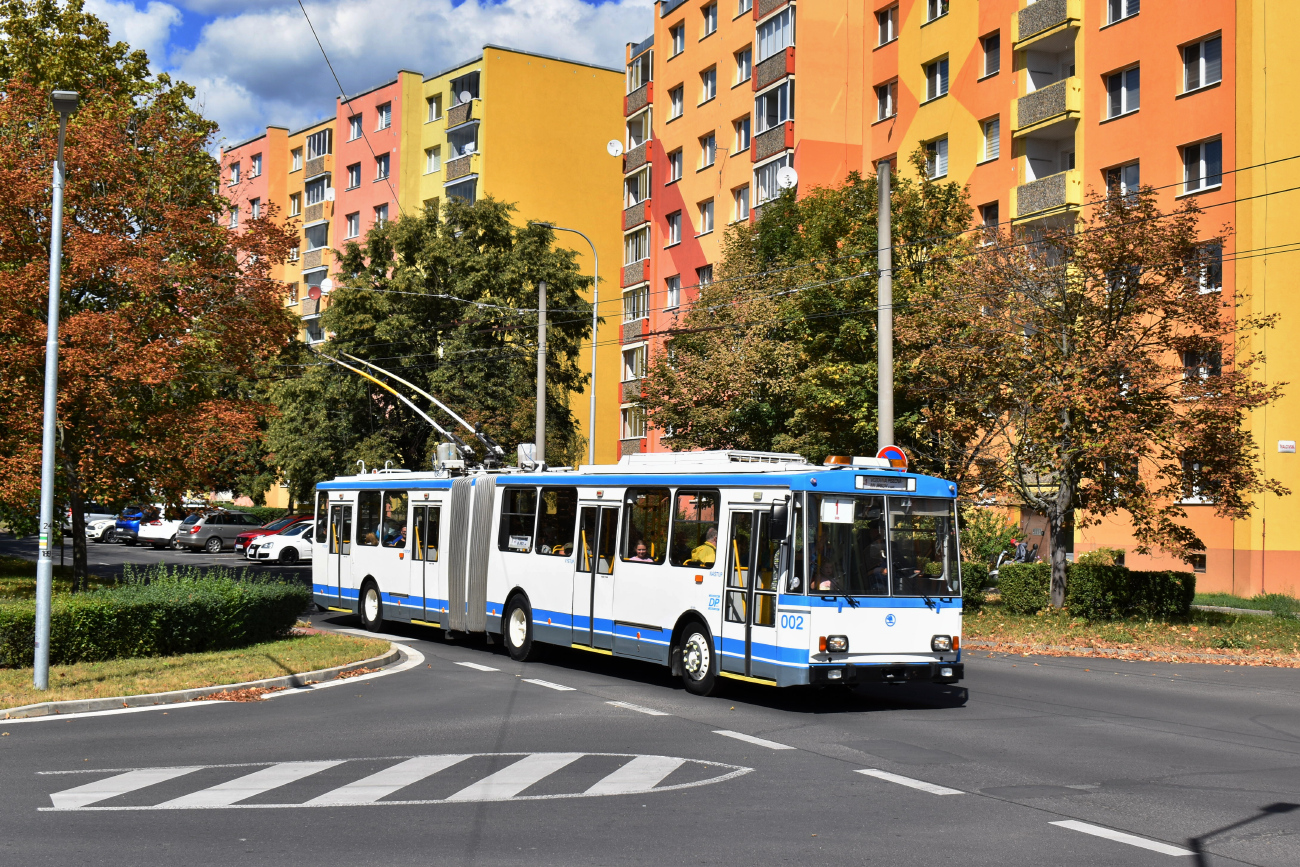 Хомутов, Škoda 15Tr11/7 № 002; Хомутов — Празднование 30-летия троллейбусов и День открытых дверей в депо Писечна