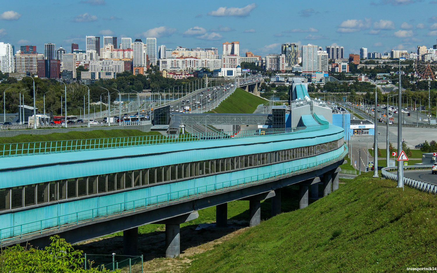 Novosibirsk — Leninskaya Line — bridge across Ob River