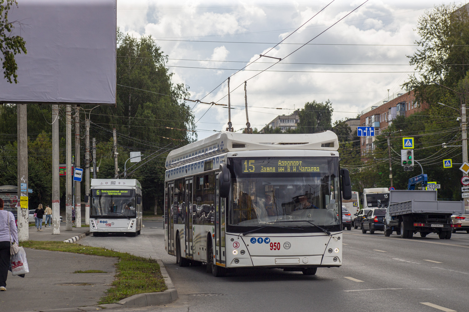 Чебоксары, УТТЗ-6241.01 «Горожанин» № 1150; Чебоксары, УТТЗ-6241.01 «Горожанин» № 950