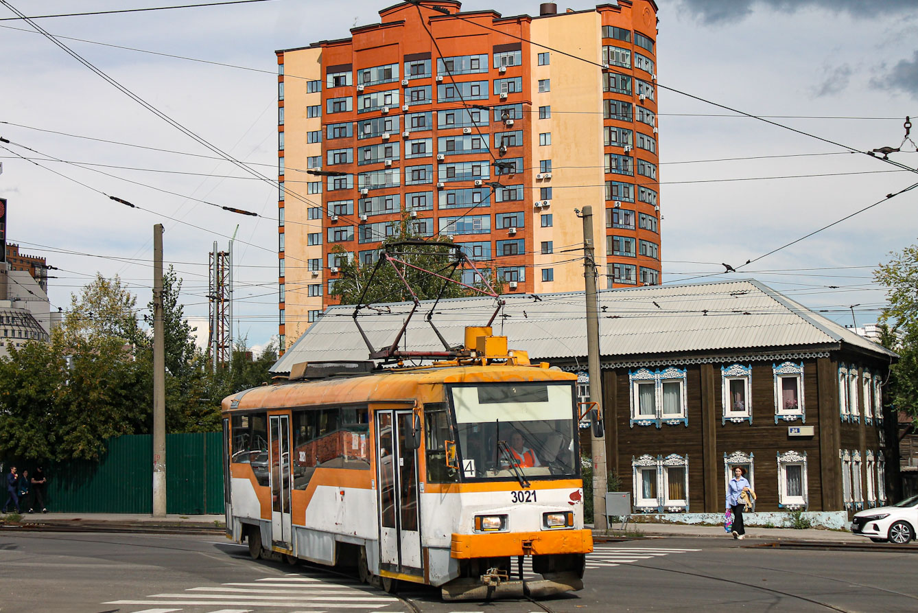 Барнаул, Tatra T3SU КВР Барнаул № 3021