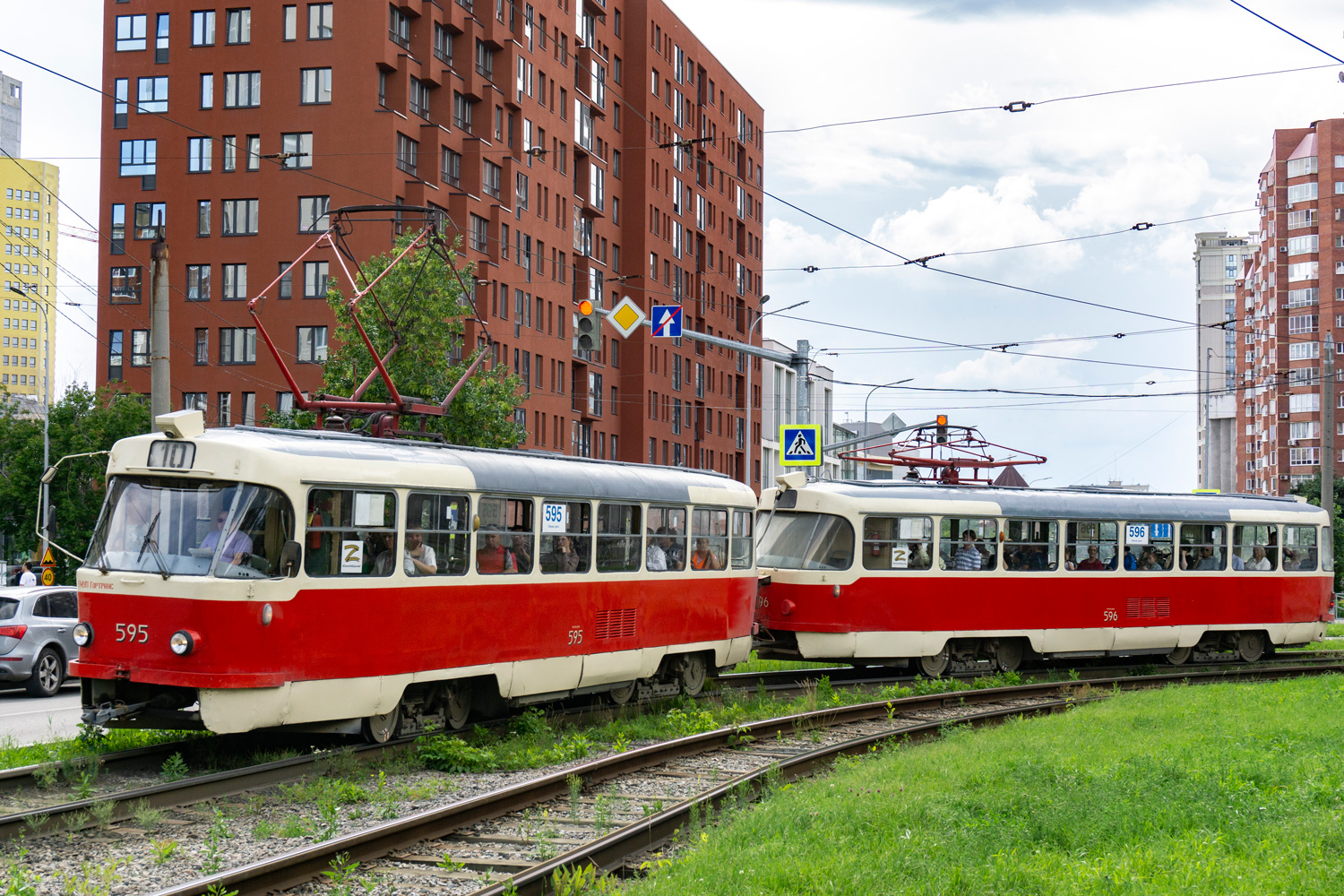 Jekaterinburgas, Tatra T3SU nr. 595 Jekaterinburgas, Tatra T3SU nr. 595