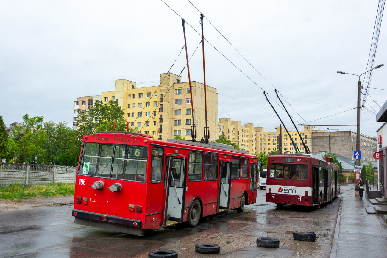 Ивано-Франковск, Škoda 14Tr10/6 № 196