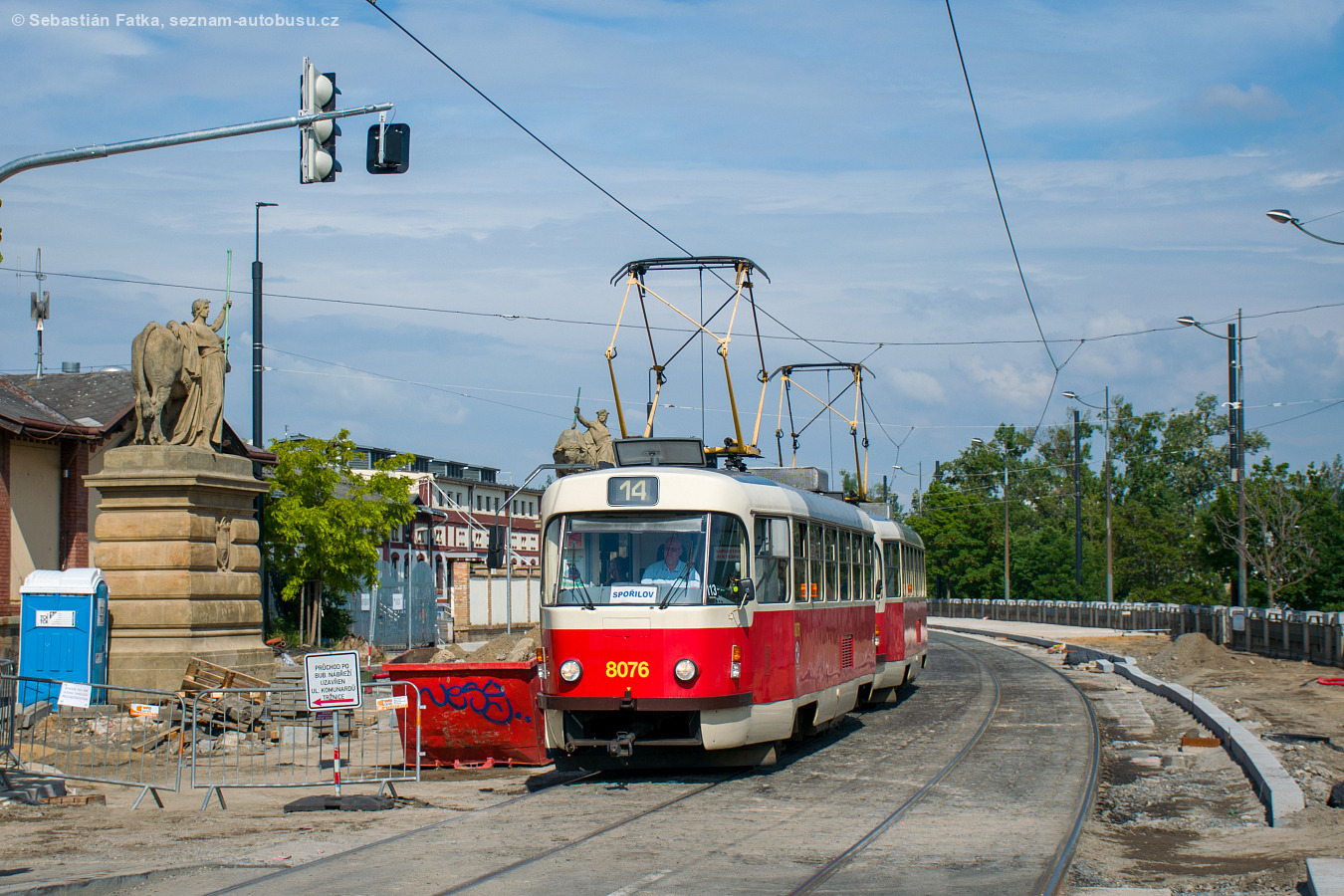 Praga, Tatra T3M2-DVC Nr 8076