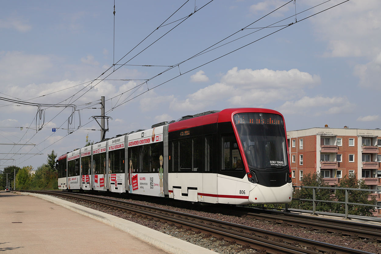 Erfurt, Stadler Tramlink Nr. 806