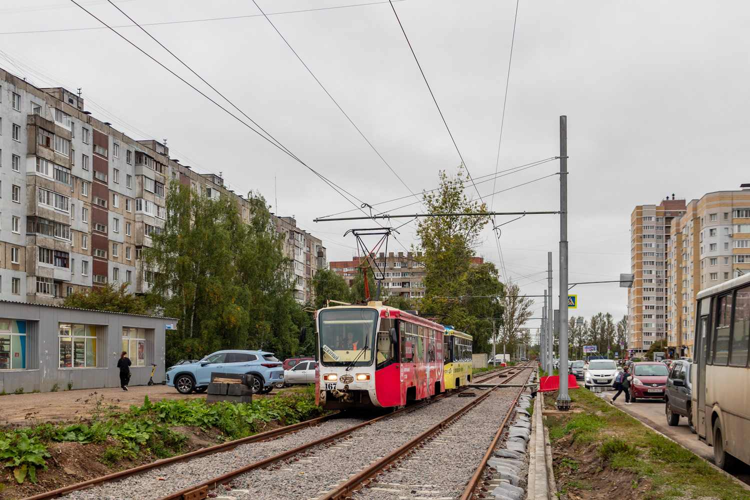 Yaroslavl, 71-619KT č. 167; Yaroslavl — Reconstruction of the tram lines under the concession agreement. Stage #2