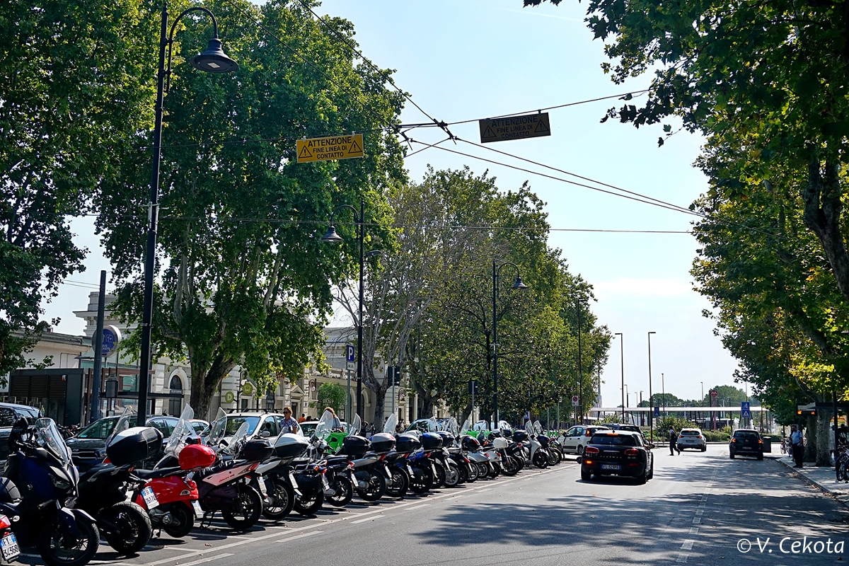 Римини — Троллейбусные линии и инфраструктура