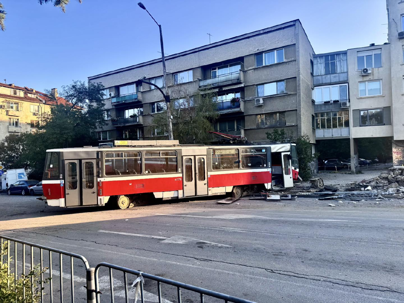 Sofia, Tatra T6A5 Nr. 4176; Sofia — Incidents