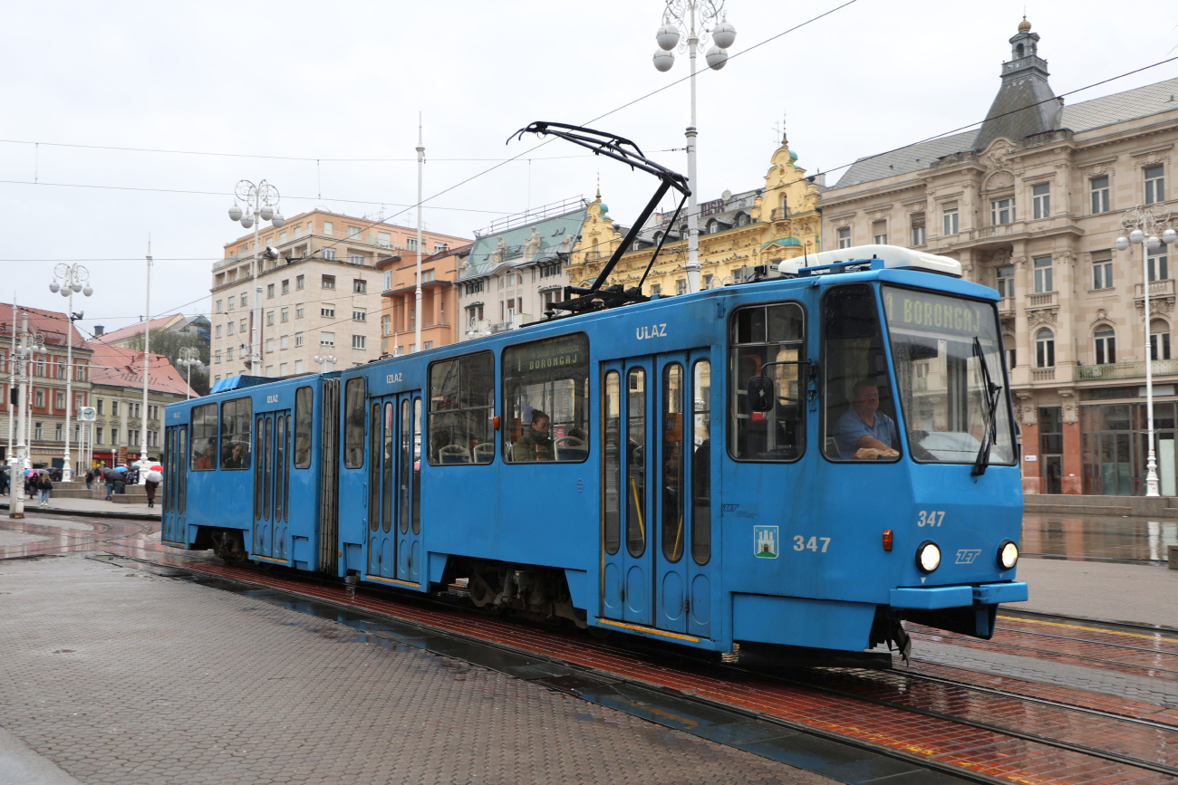 Загреб, Tatra KT4YU № 347