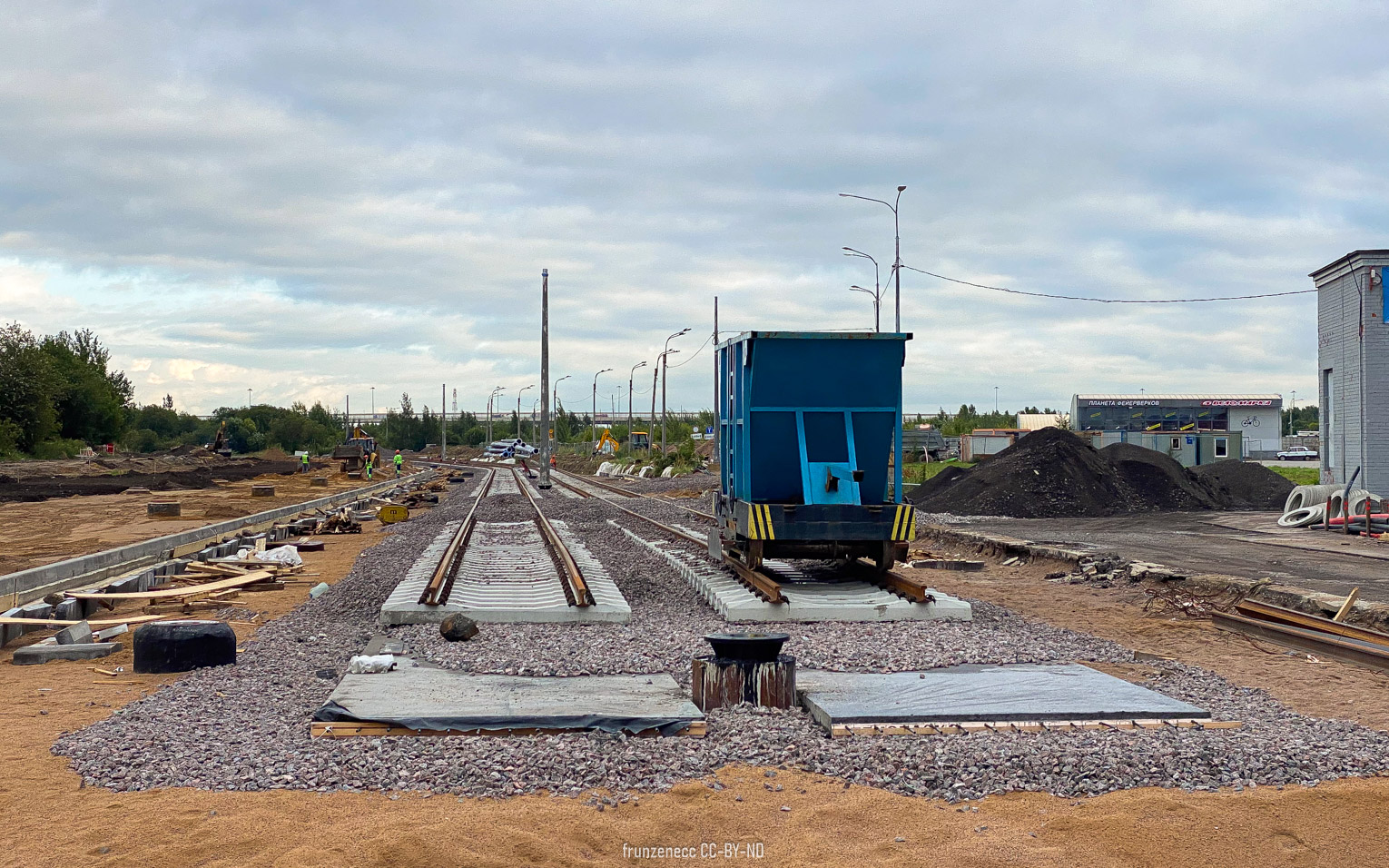 Sankt Peterburgas — Construction of a tram system «Slavyanka»