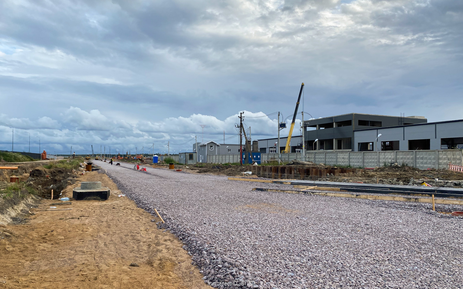 Sankt Petersburg — Construction of a tram system «Slavyanka»
