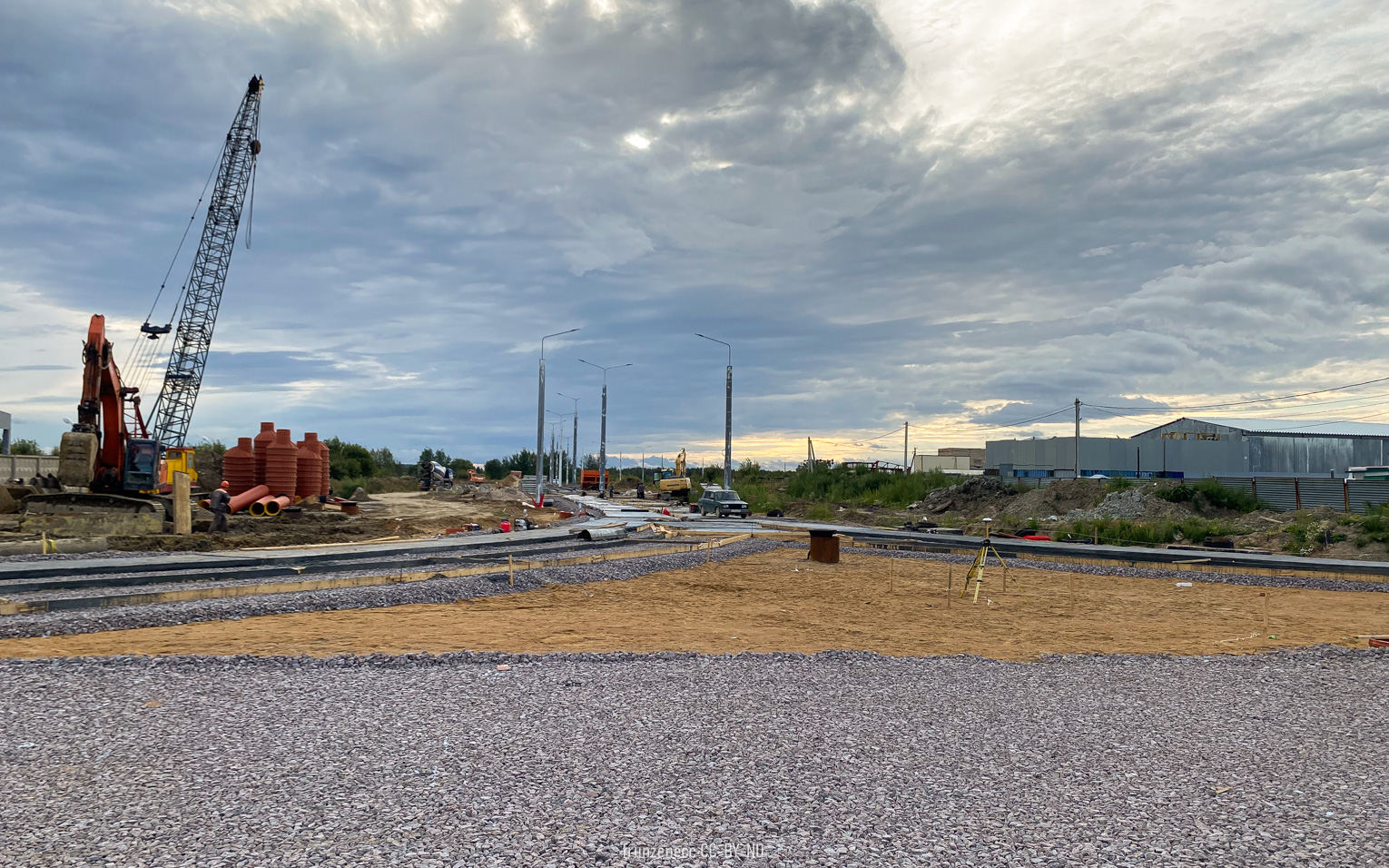 Санкт-Петербург — Строительство трамвайной системы «Славянка»