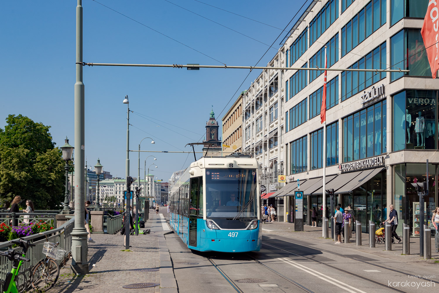 Göteborg, Alstom M33B Flexity Göteborg — 497