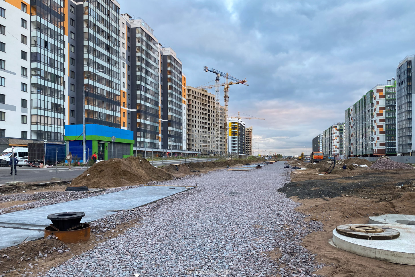 Saint-Petersburg — Construction of a tram system «Slavyanka»