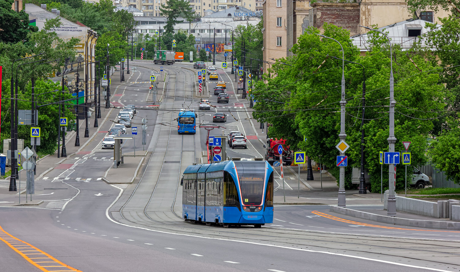 Москва, 71-931М «Витязь-М» № 31009; Москва — Трамвайные линии: ЦАО