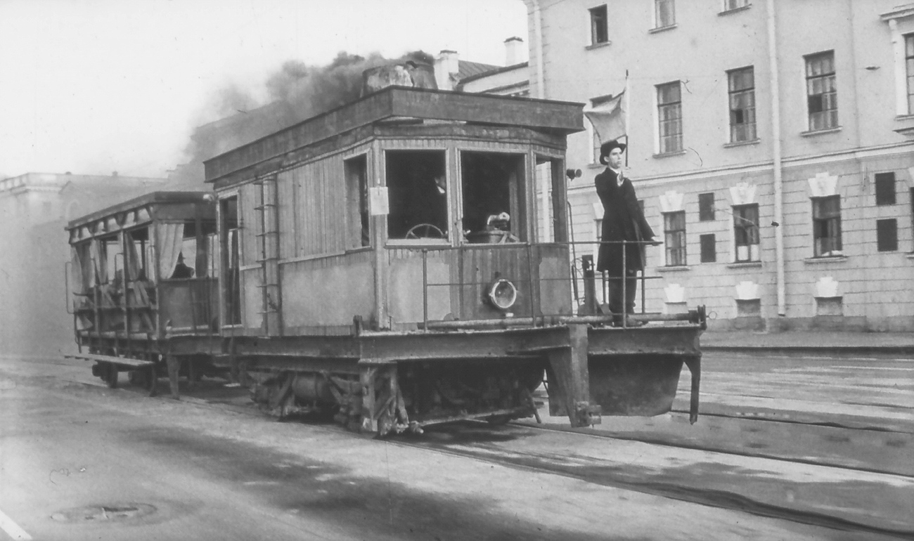 Санкт-Петербург — Исторические фотографии трамвайных вагонов