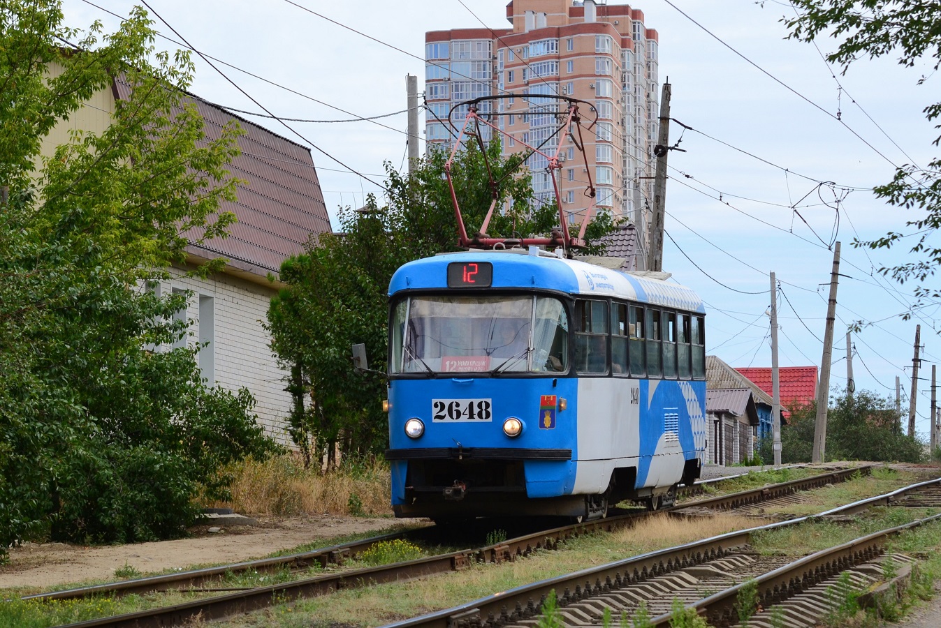 Волгоград, Tatra T3SU (двухдверная) № 2648