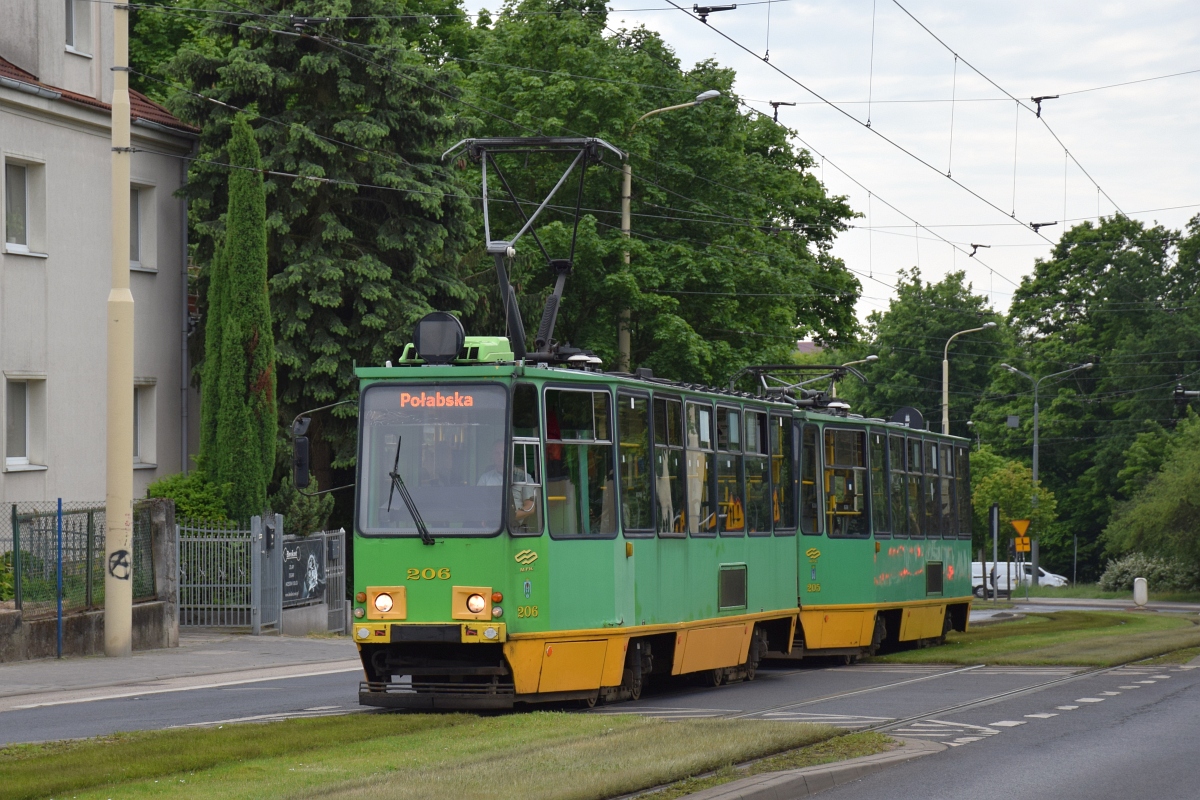 Познань, Konstal 105Na № 206
