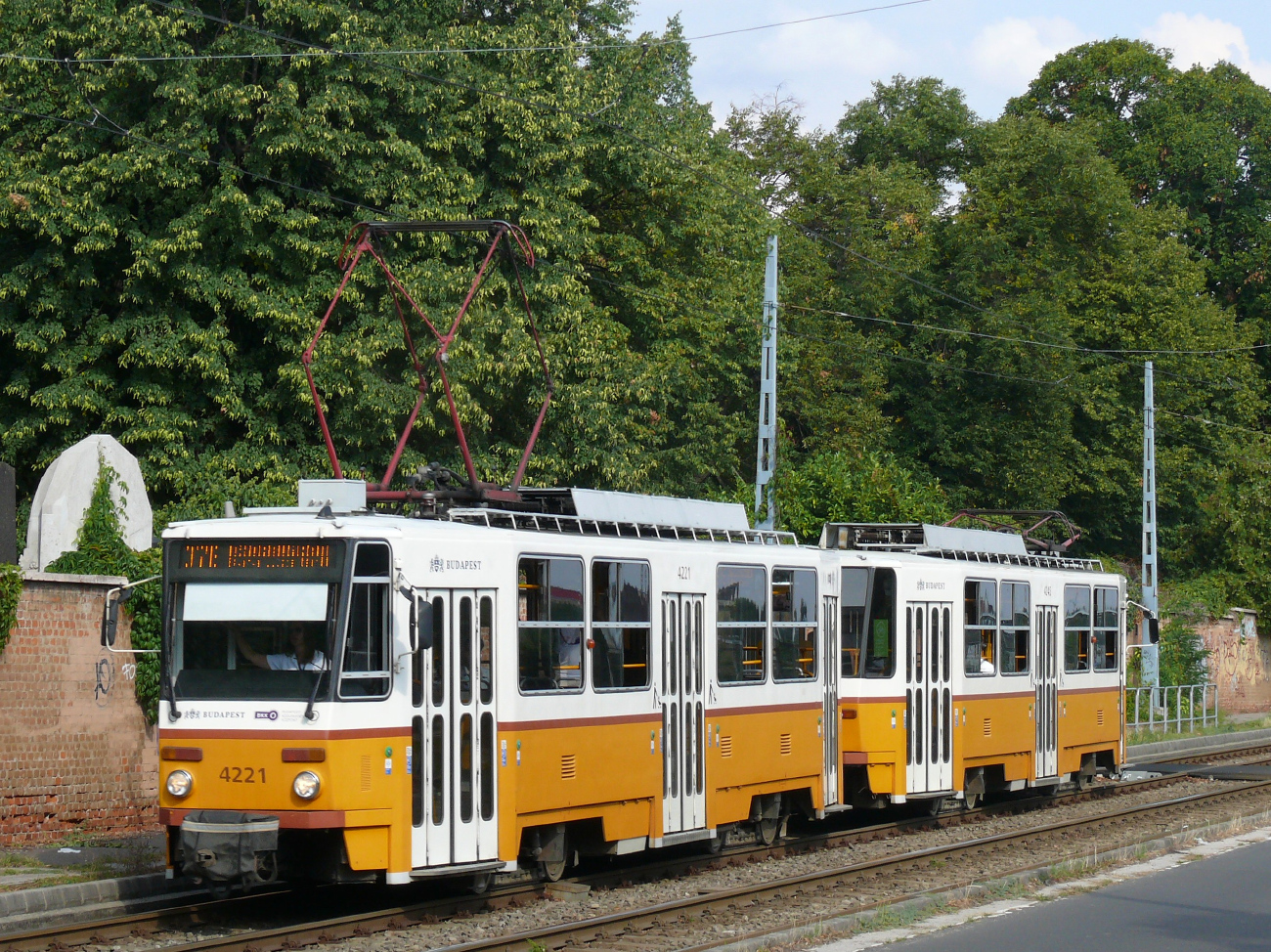 Будапешт, Tatra T5C5K2 № 4221 Будапешт, Tatra T5C5K2 № 4221