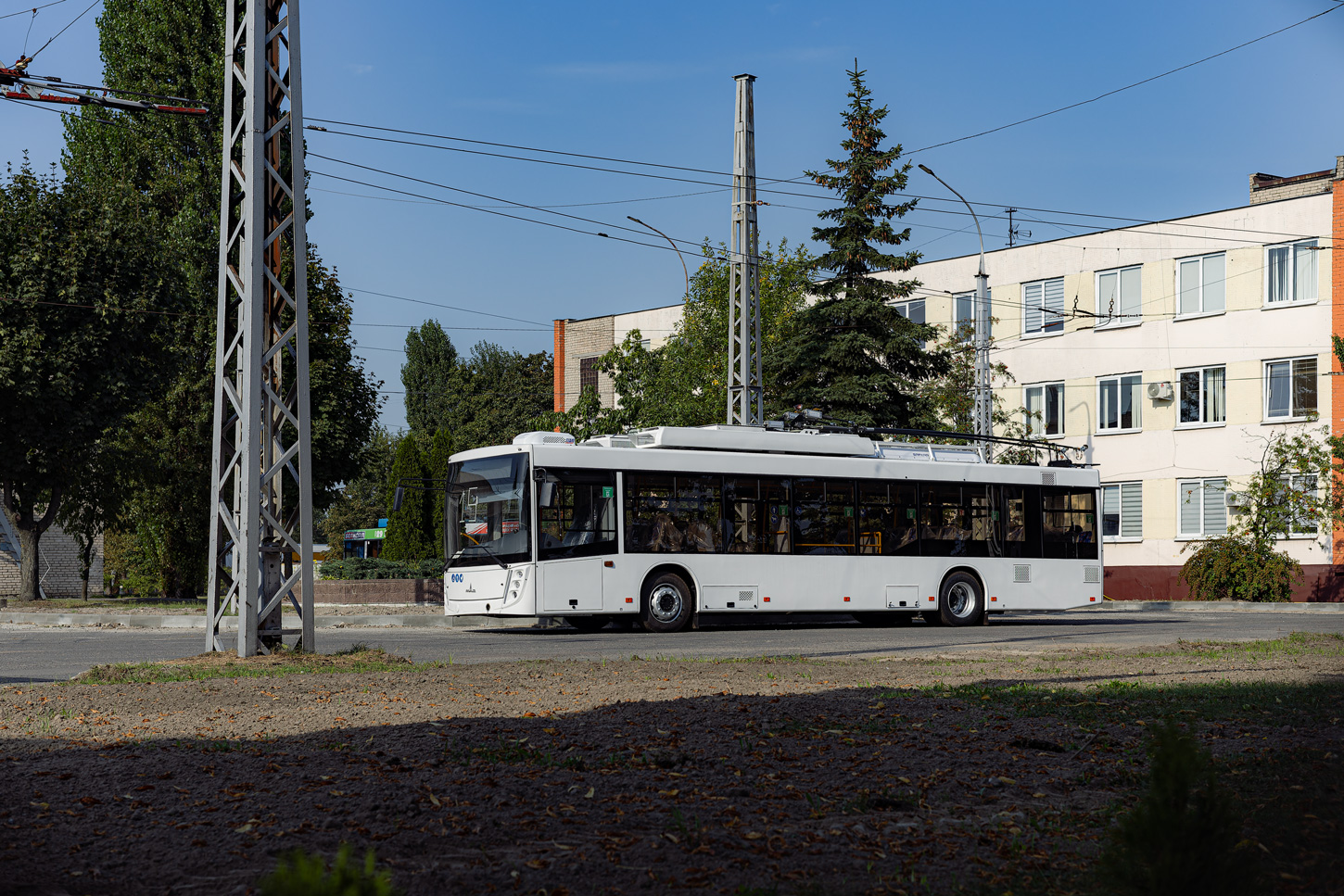 Brest — New rolling stock before the assignment of on-board numbers