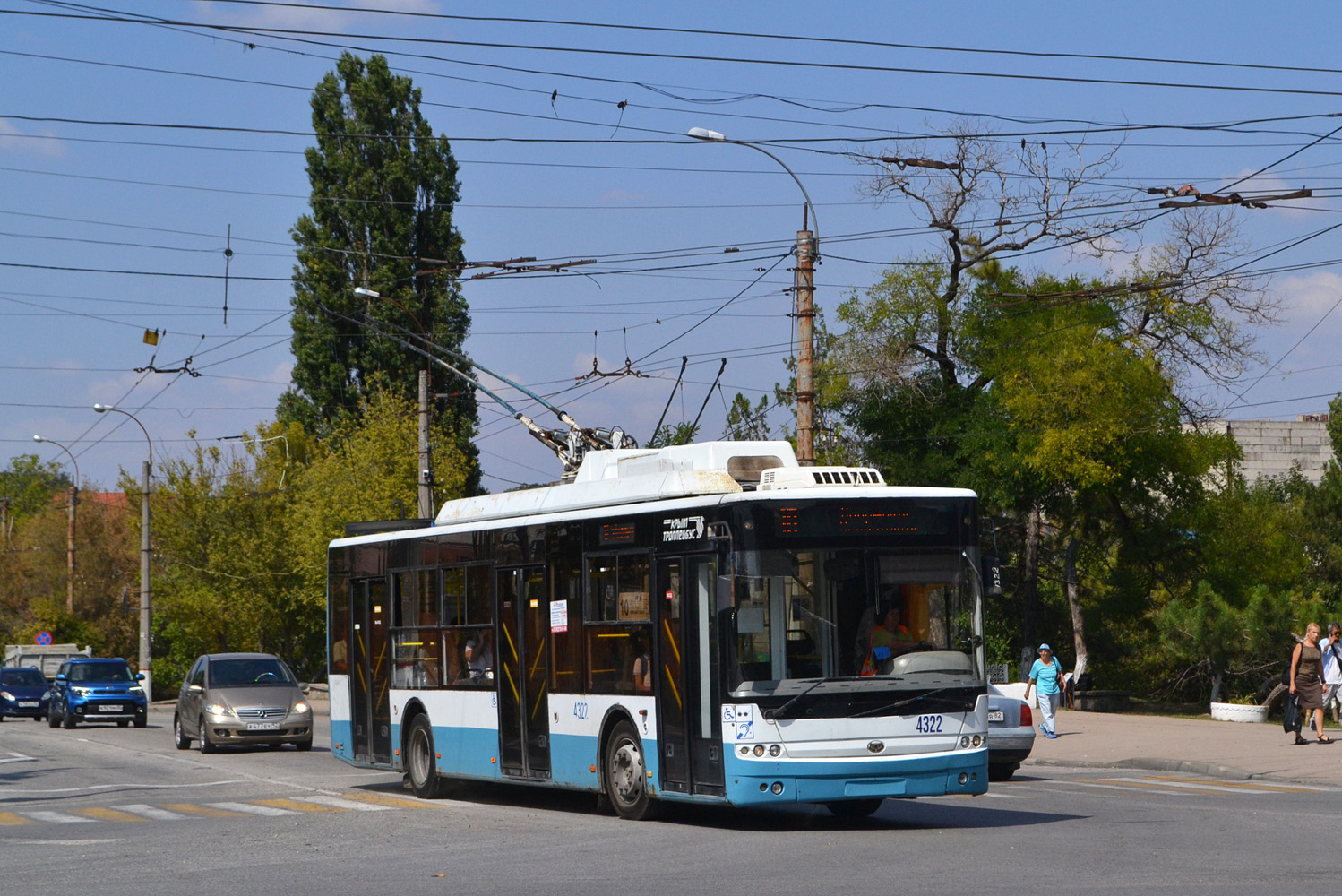 Крымский троллейбус, Богдан Т70110 № 4322
