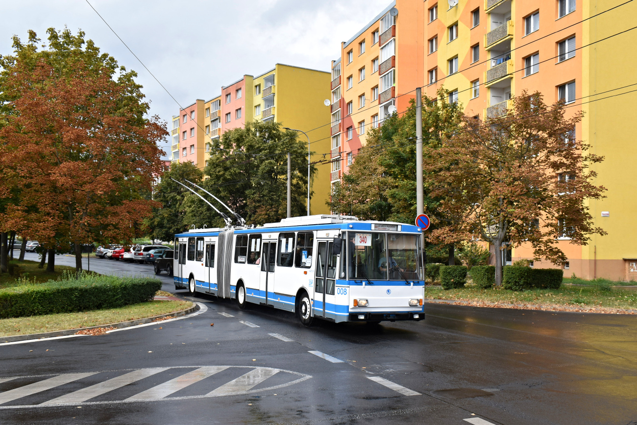 Хомутов, Škoda 15Tr11/7 № 008; Хомутов — Празднование 30-летия троллейбусов и День открытых дверей в депо Писечна