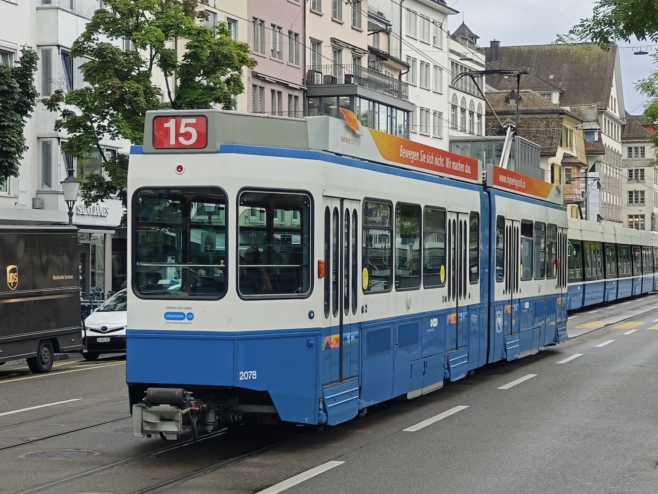 Цюрих, SWP/SIG/BBC Be 4/6 "Tram 2000" № 2078