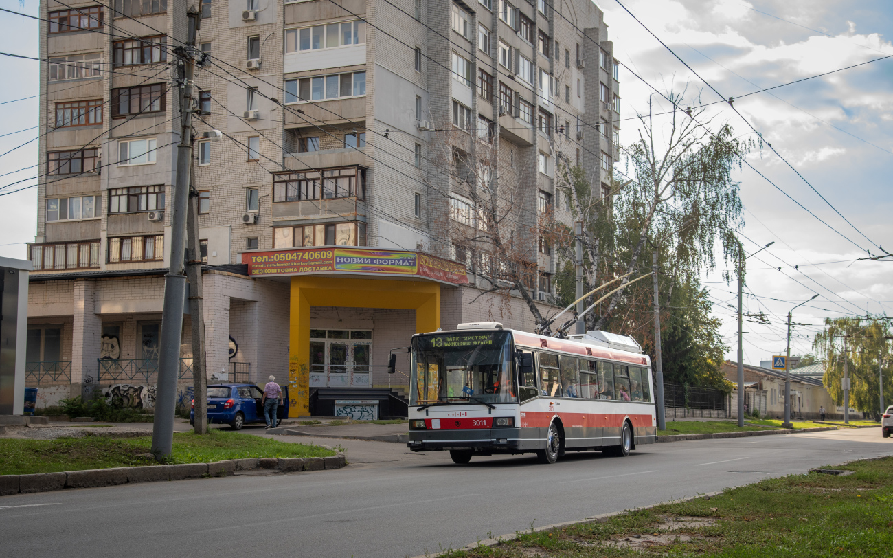 Харьков, Škoda 21Tr № 3011
