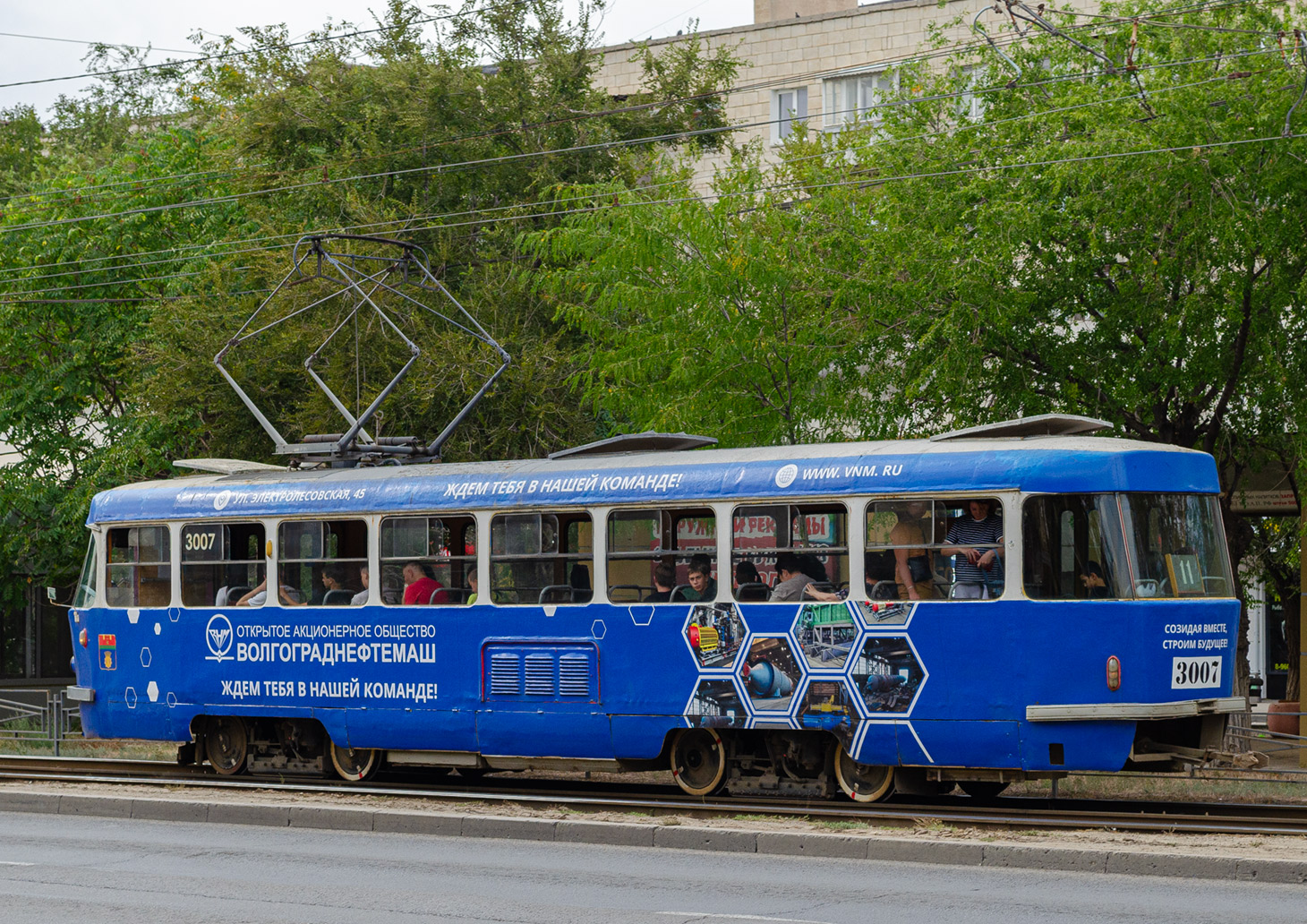 Volgograd, Tatra T3SU (2-door) Nr. 3007