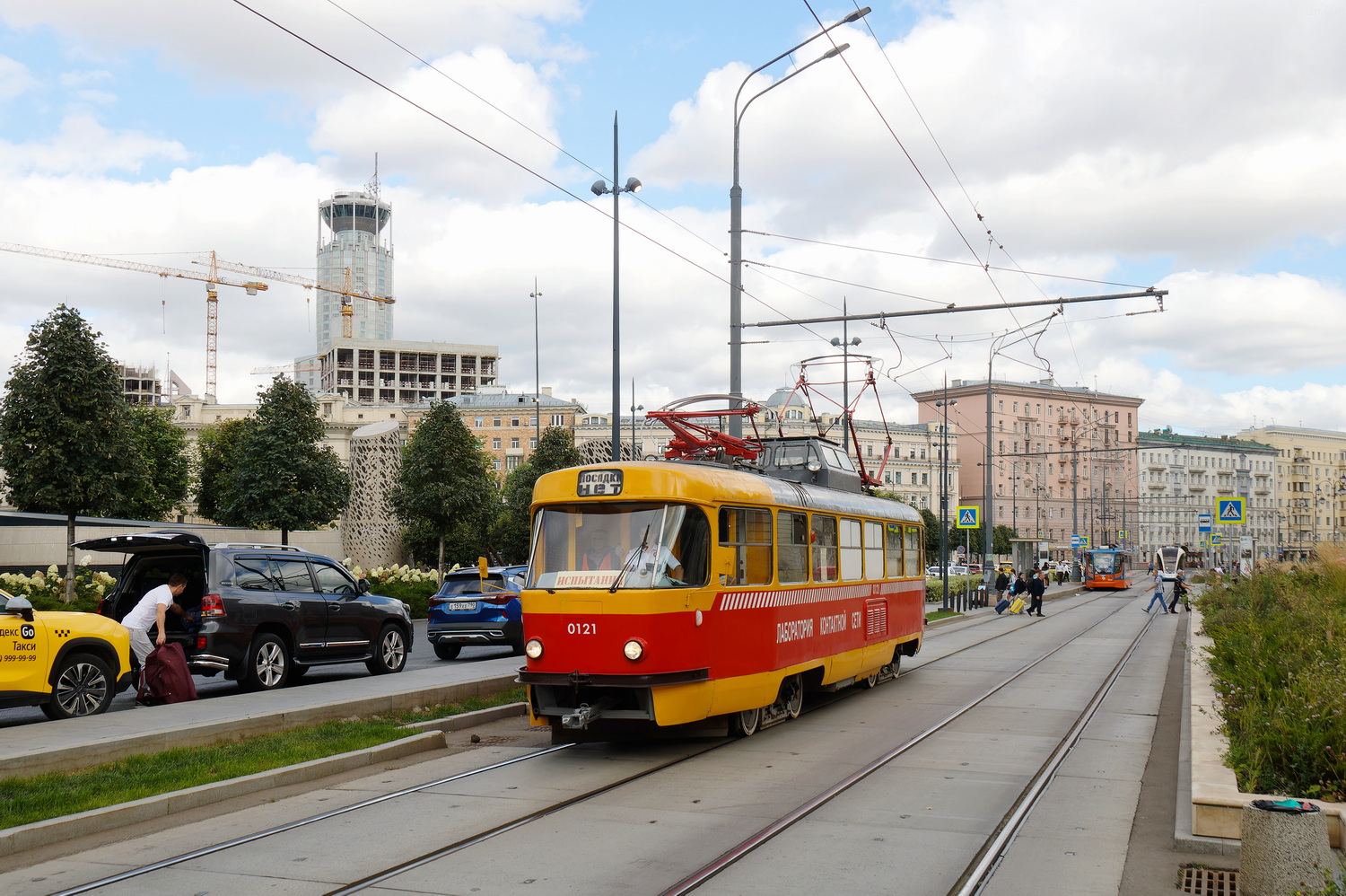 Москва, Tatra T3SU (двухдверная) № 0121