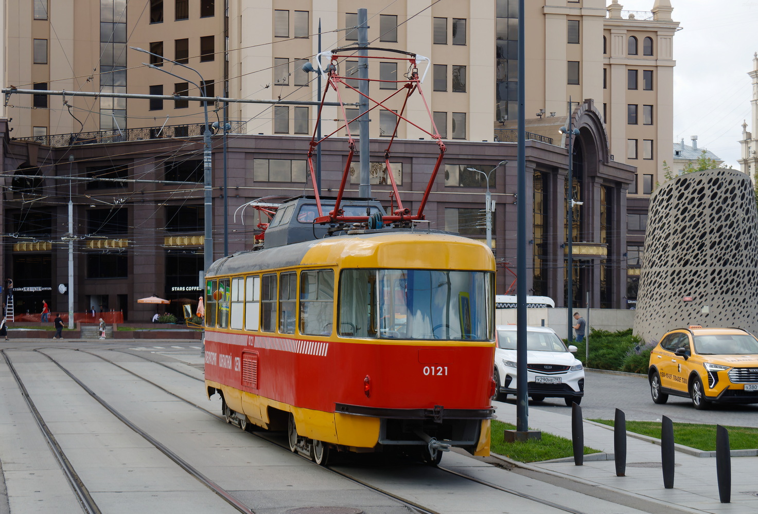 Москва, Tatra T3SU (двухдверная) № 0121