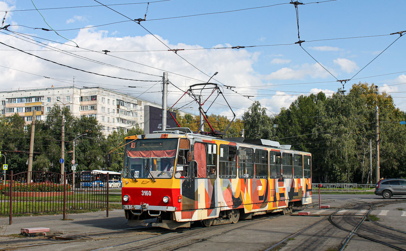 Барнаул, Tatra T6B5SU № 3160