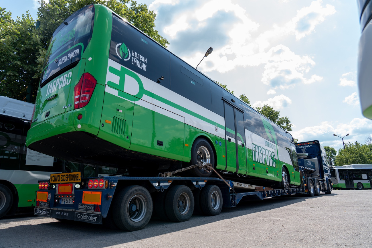 Gabrovo, Yutong ICe12 № EA 9247 AB; Gabrovo — Delivery of the new Yutong ICe12 electric buses — 08.08.2025