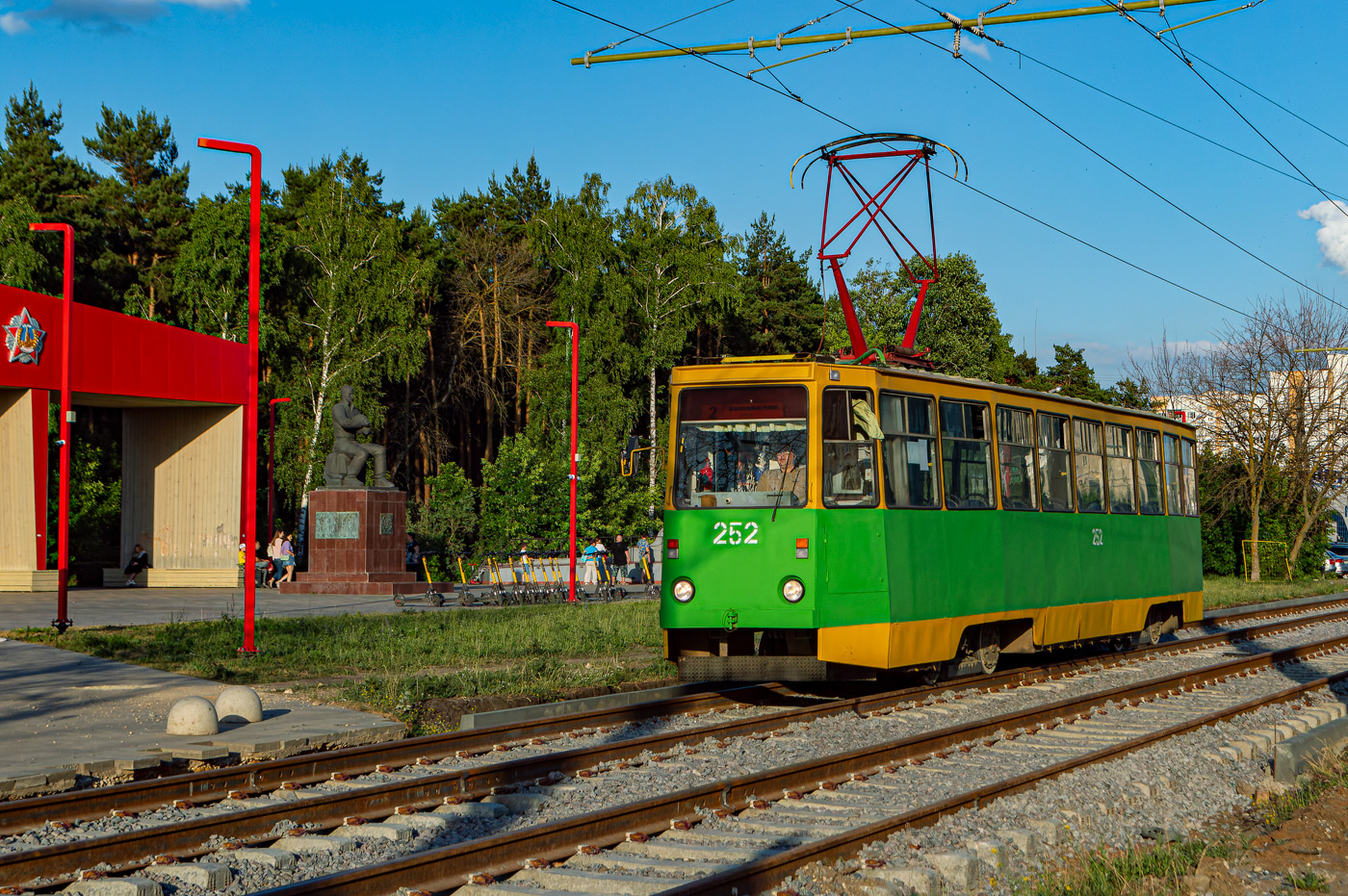 Lipetsk, 71-605A č. 252; Lipetsk — Repair of the tram line under the concession agreement