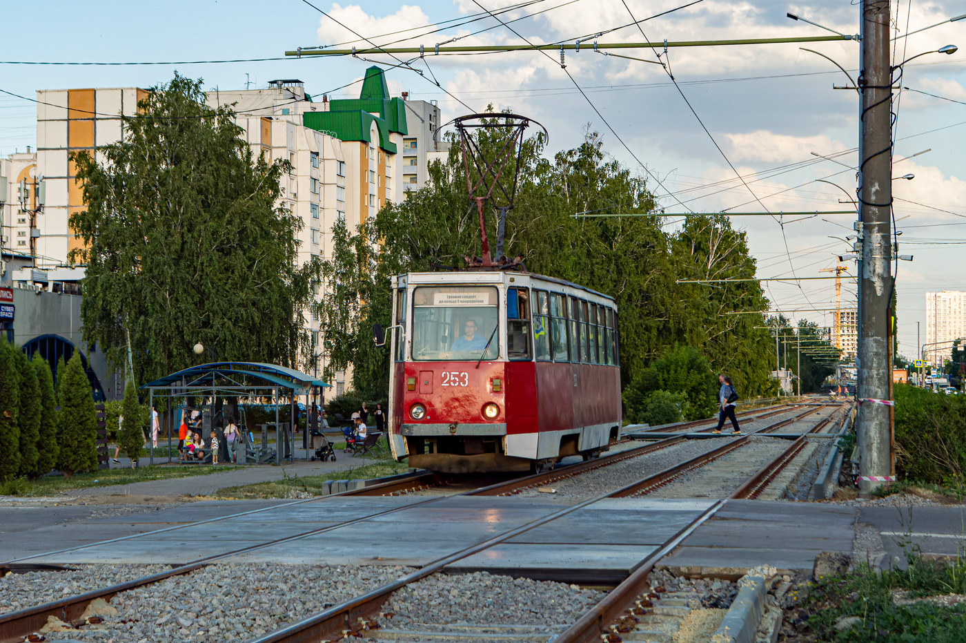 Lipetsk, 71-605A № 253; Lipetsk — Repair of the tram line under the concession agreement