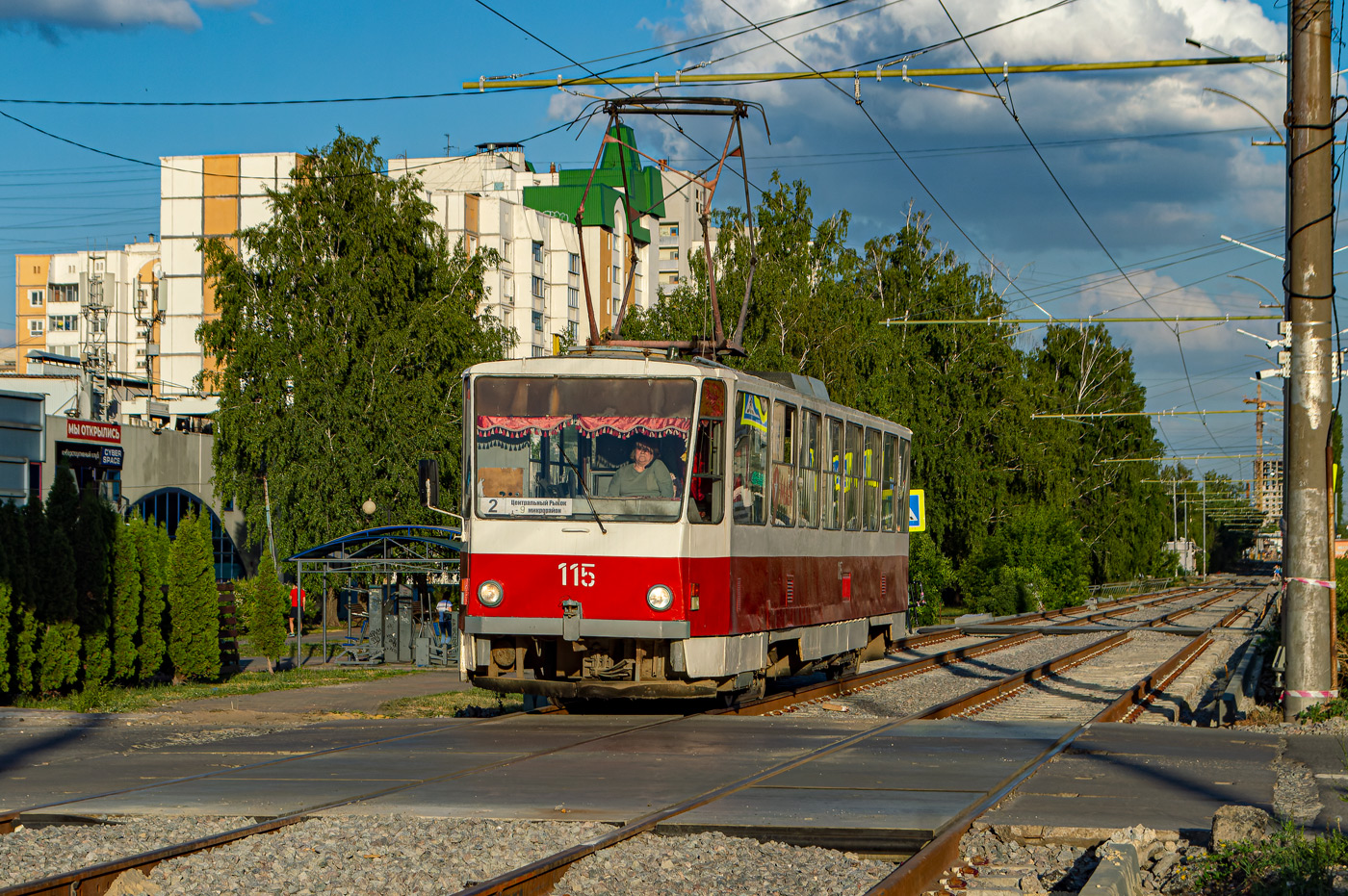 Липецьк, Tatra T6B5SU № 115; Липецьк — Ремонт трамвайных путей в рамках концессионного соглашения