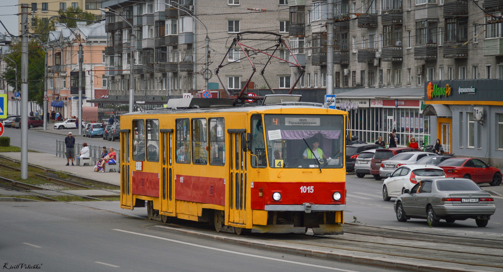 Барнаул, Tatra T6B5SU № 1015