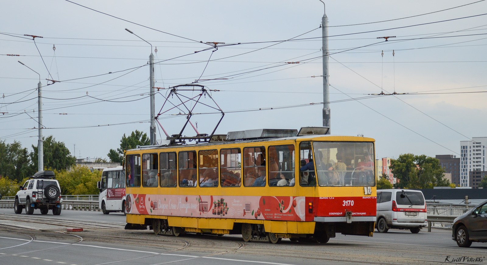 Барнаул, Tatra T6B5SU № 3170