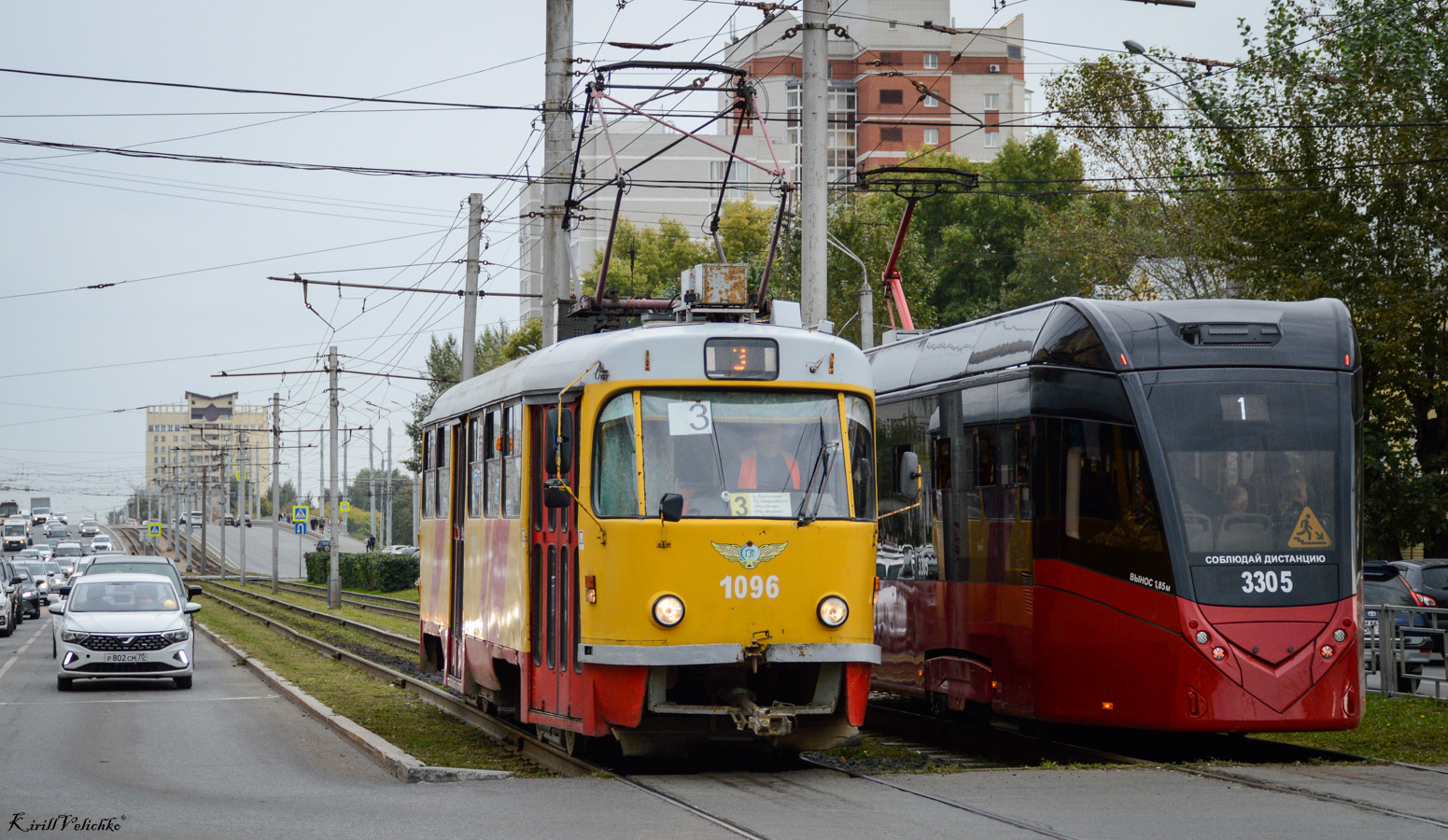 Барнаул, Tatra T3SU КВР Барнаул № 1096