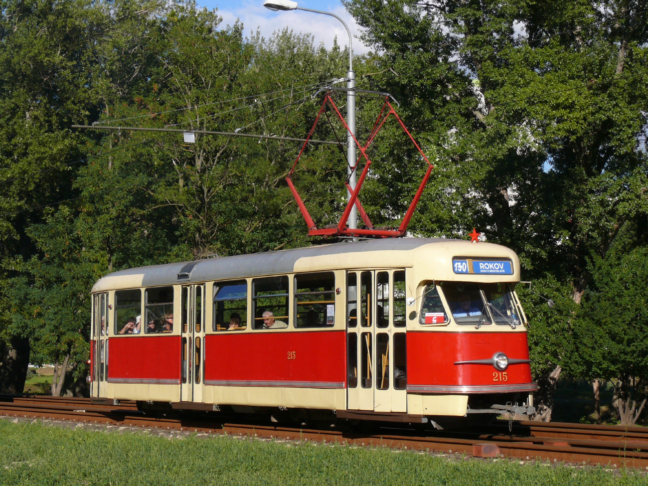 Братислава, Tatra T2 № 215; Братислава — 130 лет городскому транспорту