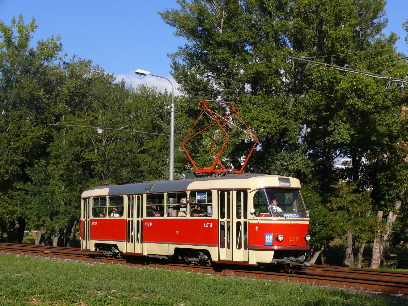 Bratislava, Tatra T3 # 275; Bratislava — 130th anniversary of public transport