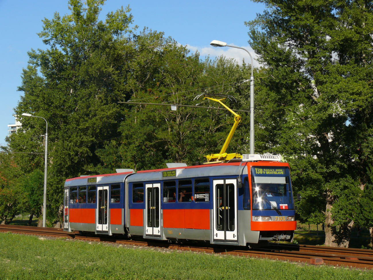 Bratislava, Tatra K2S Br. 7103; Bratislava — 130th anniversary of public transport
