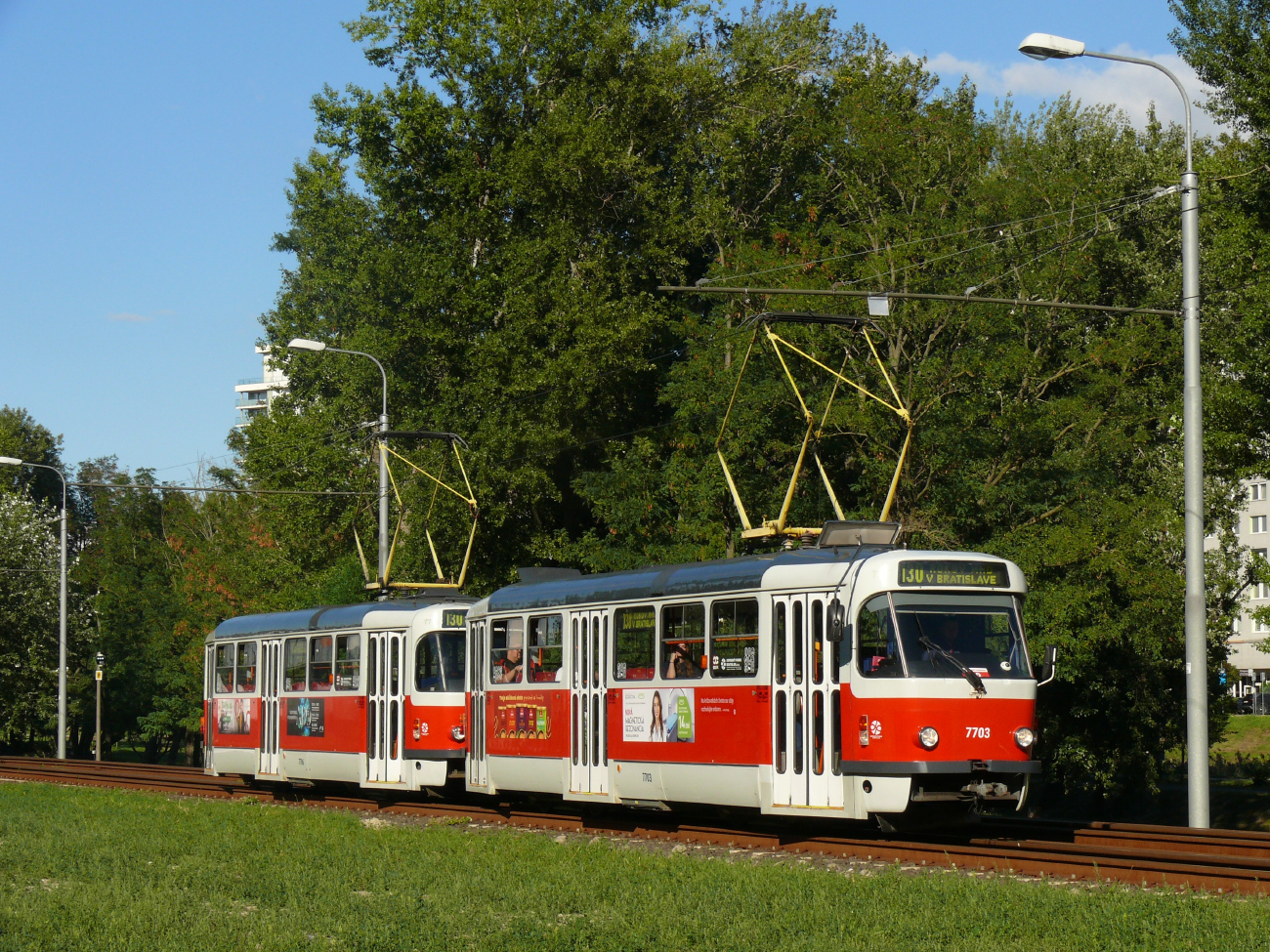 Bratislava, Tatra T3R.PV Nr. 7703; Bratislava — 130th anniversary of public transport