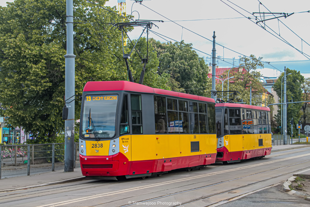 Лодзь, Konstal/MPK 805N-M14 № 2838