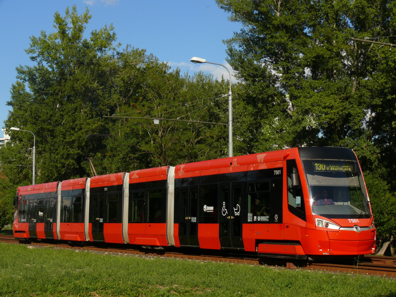 Bratysława, Škoda 30T ForCity Plus Nr 7501; Bratysława — 130th anniversary of public transport