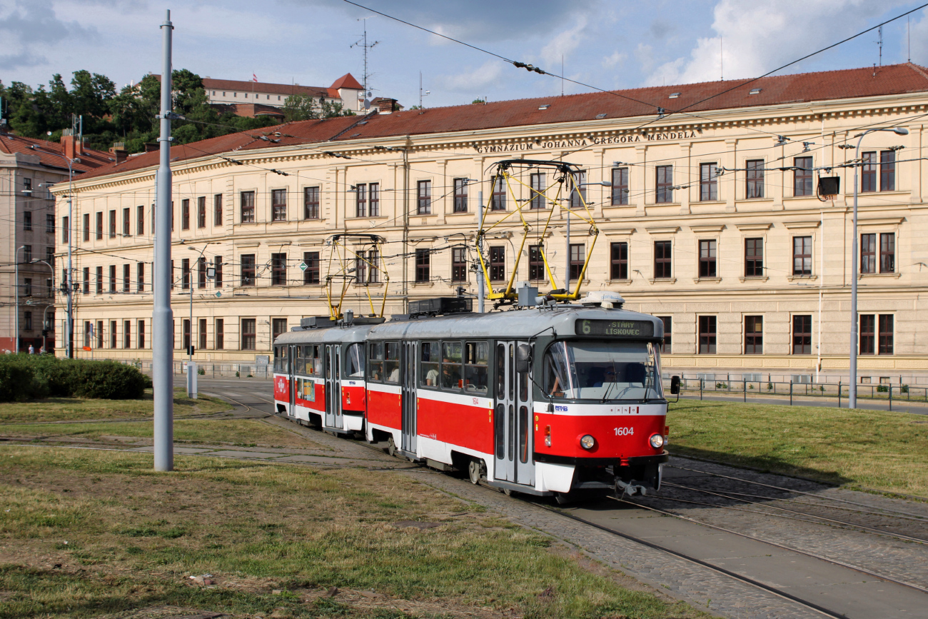 Брно, Tatra T3G № 1604