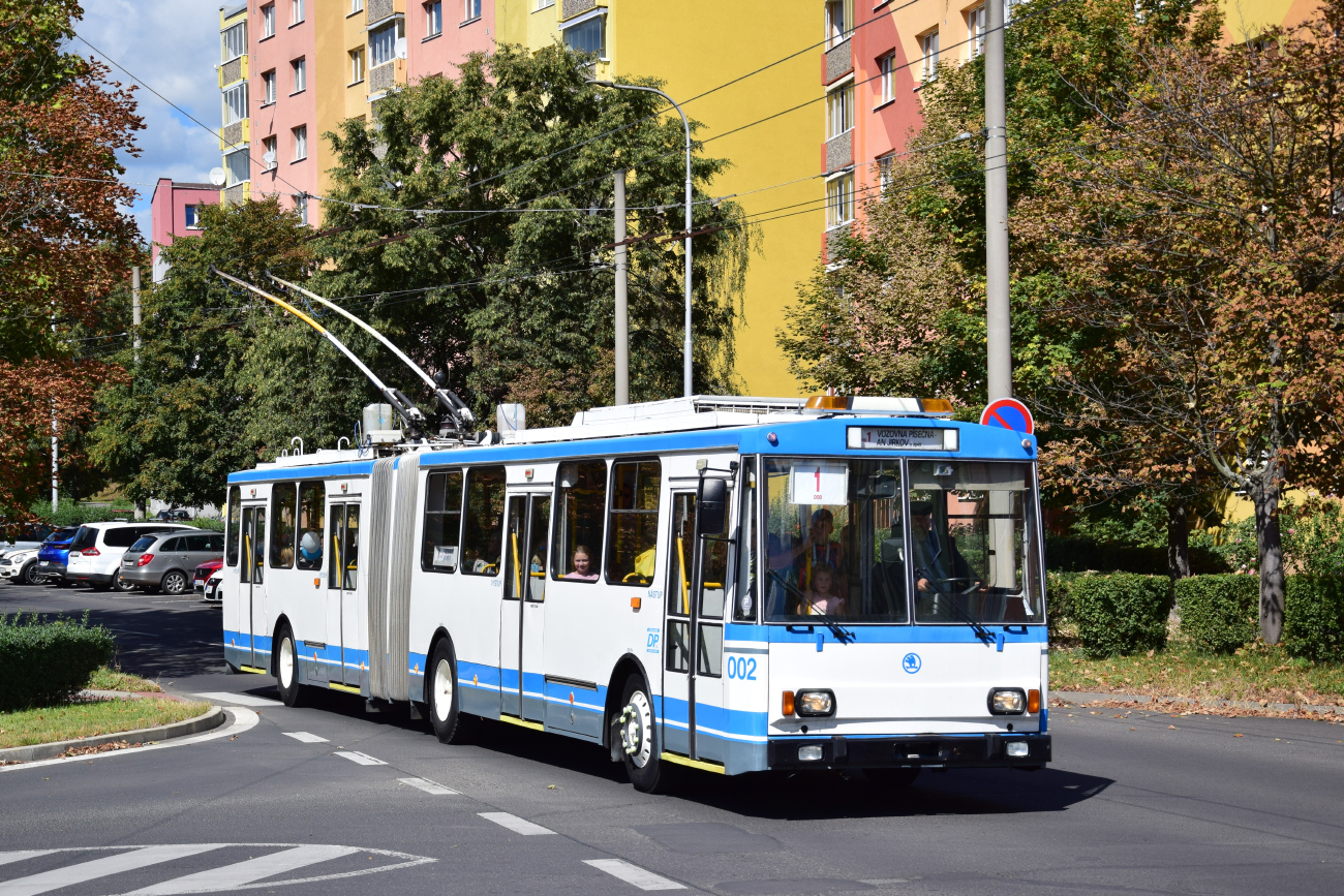 Хомутов, Škoda 15Tr11/7 № 002; Хомутов — Празднование 30-летия троллейбусов и День открытых дверей в депо Писечна